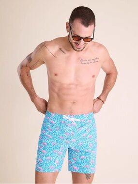 Chubbies Big Boys Mingos Swim Trunks